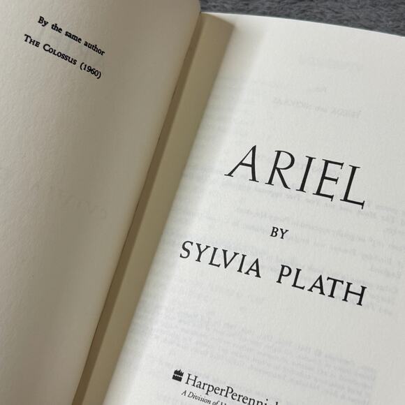 ARIEL poems by Sylvia Plath 1965 Harper & Row Paperback Facsimile - Picture 8 of 8